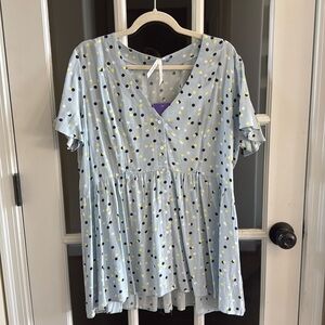 MAYERNITY- Seraphine button front blouse